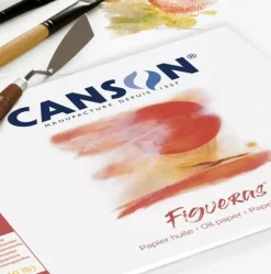 Rollo Papel Óleo Figueras Grano Tela Lino Canson 1,40x10m 290g/m²