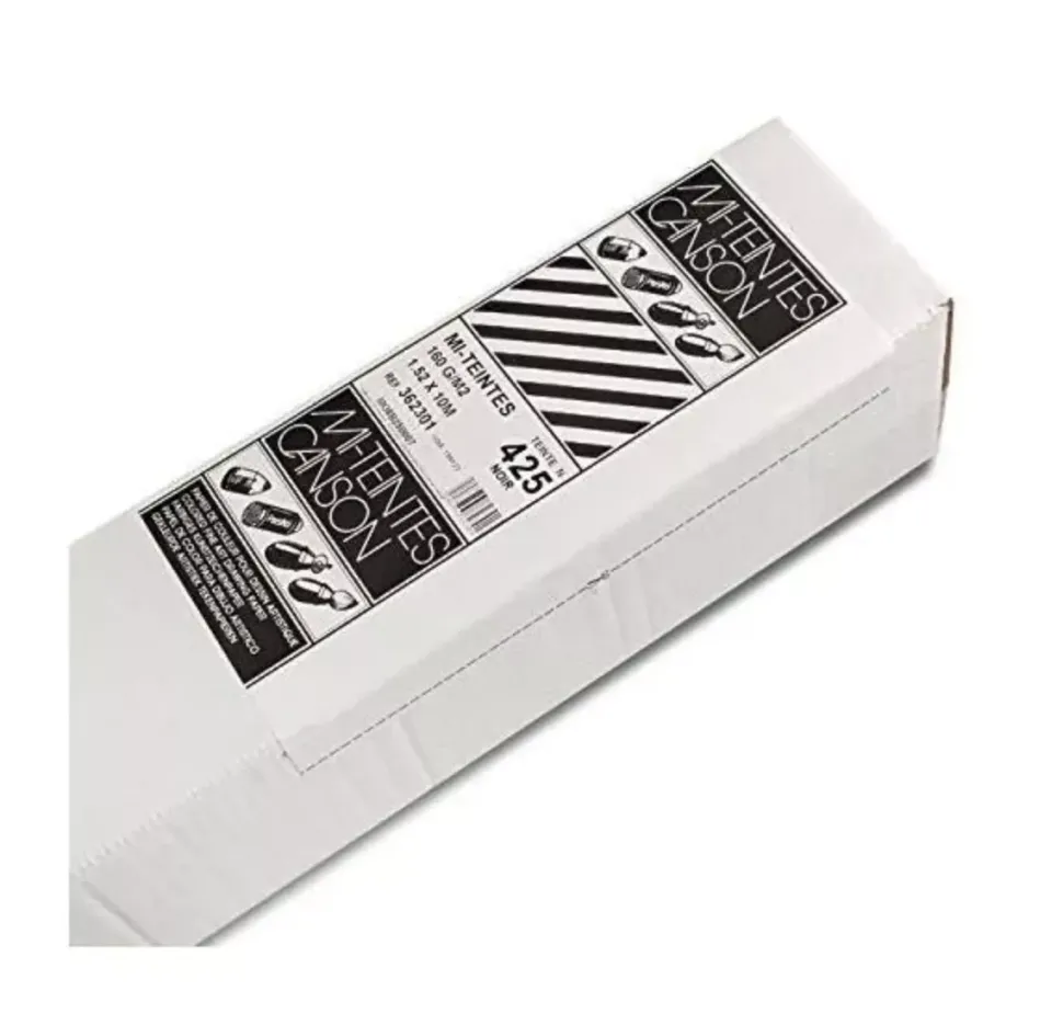 Rollo Papel Mi-Teintes 425 Negro Canson 1,52x10m 160g/m²