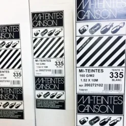 Rollo Papel Mi-Teintes 425 Negro Canson 1,52x10m 160g/m²