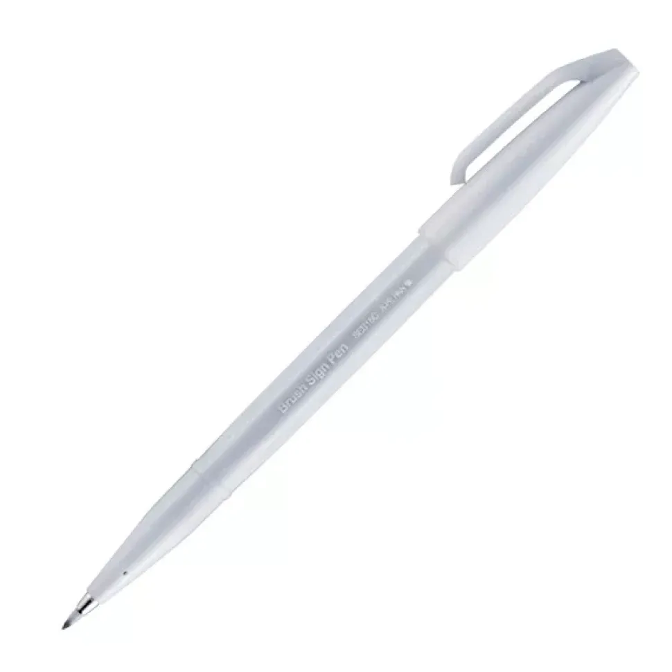 Rotulador Brush Sign Pen Light Grey Pentel