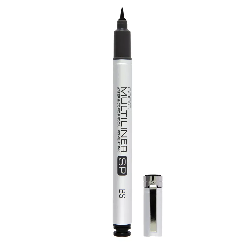 Rotulador calibrado Negro Copic Multiliner SP Punta Pincel BS