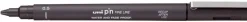 Rotulador Calibrado Pin Gris Oscuro Uni-Ball 0,5mm