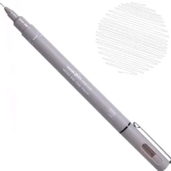 Rotulador Calibrado Pin Gris Claro Uni-Ball 0,1mm