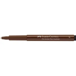Rotulador Fino Punta Fibra Sepia oscuro F Pitt Artist Pen Faber-Castell