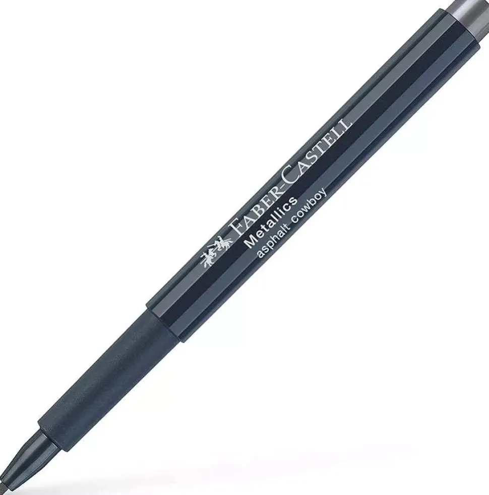 Rotulador Metálico Asphalt Cowboy Metallics Faber-Castell