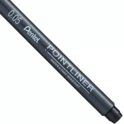 Rotulador Negro Calibrado Pointliner Pentel 0,05mm