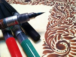 Rotulador Pentel Color Brush Yellow Orange #140