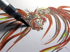 Rotulador Pentel Color Brush Turquesa #114