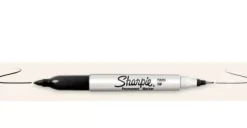 Rotulador Permanente Negro Twintip Fino Sharpie