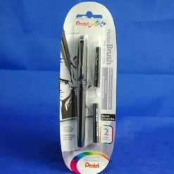 Rotulador punta pincel Pentel +2 Recambios Negro Pentel Poket Brush