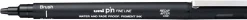 Rotulador Punta Pincel Pin Negro Uni-Ball