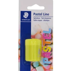 Sacapuntas con Depósito Amarillo Pastel Staedtler