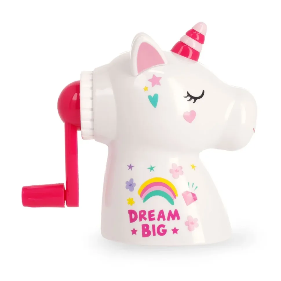 Sacapuntas de manivela Dream Big Unicorn Legami