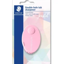 Sacapuntas Doble con Depósito Rosa Pastel Staedtler