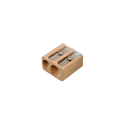 Sacapuntas doble de madera Lyra