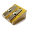 Sacapuntas Doble de Metal Dorado Bruynzeel