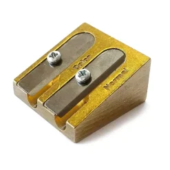Sacapuntas Doble de Metal Dorado Bruynzeel