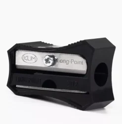 Sacapuntas Simple Negro Punta Larga 202-24 KUM
