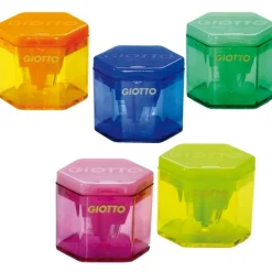 Sacapuntas universal triple con depósito Giotto