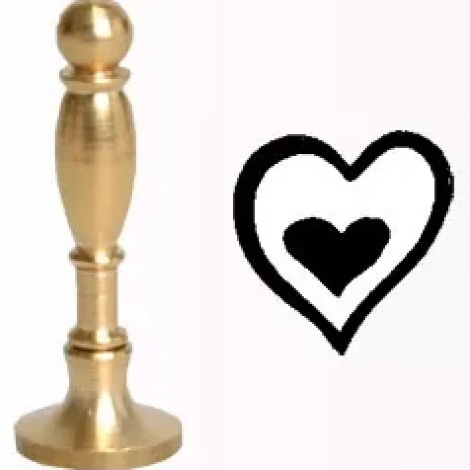Sello para Lacre Doble Corazón Artemio