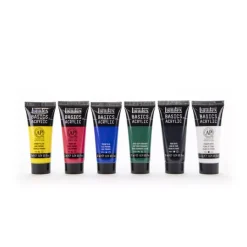 Set 6 acrílicos Basics Liquitex 22ml