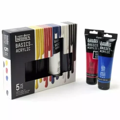 Set 5 acrílicos Basics Liquitex 118ml