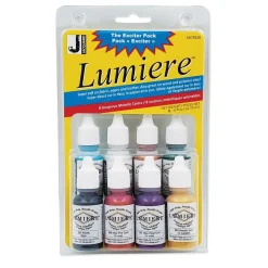Set 8 acrílicos concentrados multisuperficie Mini Exciter Pack Lumière Jacquard 15ml