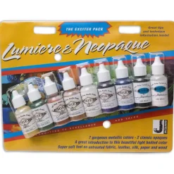 Set 9 acrílicos concentrados The Exicter Pack Lumière Neopaque Jacquard 15ml