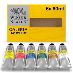 Set 6 acrílicos Galería Winsor & Newton 60ml