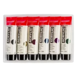 Set 6 Acrílicos Perlados Selección General Talens 20ml