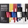 Set 5 acrílicos primarios Basics Liquitex 75ml