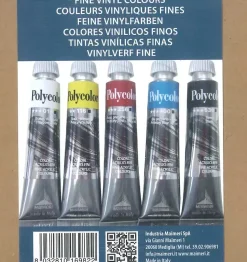 Set 5 Acrílicos Primarios Polycolor Maimeri 20ml