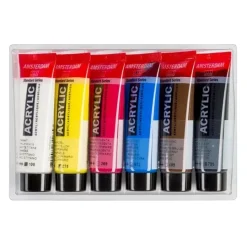 Set 6 Acrílicos primarios Talens 20ml