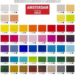 Set 48 Acrílicos Selección General Talens 20ml