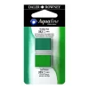 Set 2 Acuarela Aquafine 1/2 godet Verde Veronés y Verde hoja Daler-Rowney