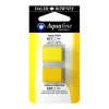 Set 2 Acuarela Aquafine 1/2 godet Amarillo limón y Amarillo de Cadmio Daler-Rowney