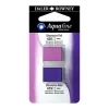 Set 2 Acuarela Aquafine 1/2 godet Rosa ultramar y Violeta ultramar Daler-Rowney