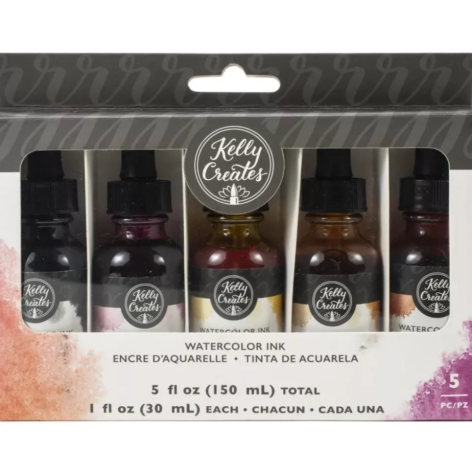 Set 5 Acuarela Líquida #01 Kelly Creates 30ml