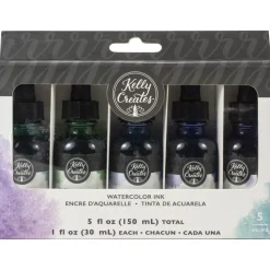 Set 5 Acuarela Líquida #02 Kelly Creates 30ml