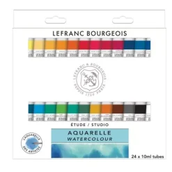 Set 24 acuarela Studio Lefranc and Paris 10ml