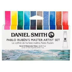 Set 10 Acuarelas Extrafinas tubo Pablo Ruben's Daniel Smith 5ml