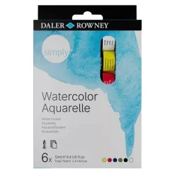 Set 6 acuarelas Simply Daler-Rowney 12ml