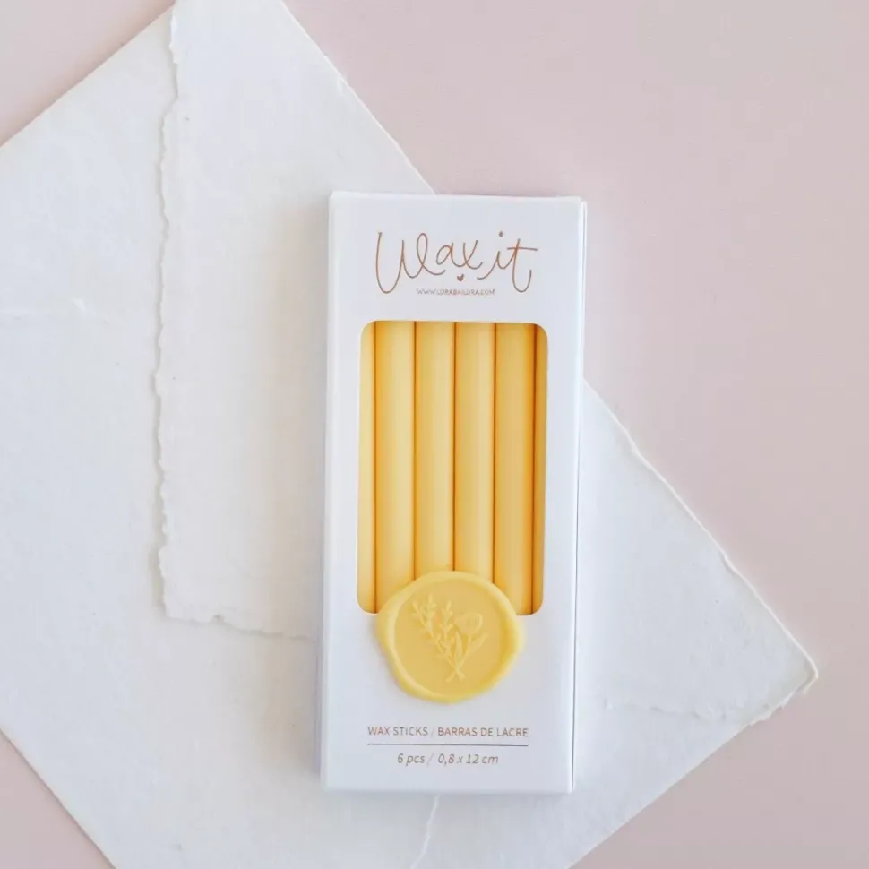 Set 6 Barras de Lacre Lemon Wax it Lora Bailora