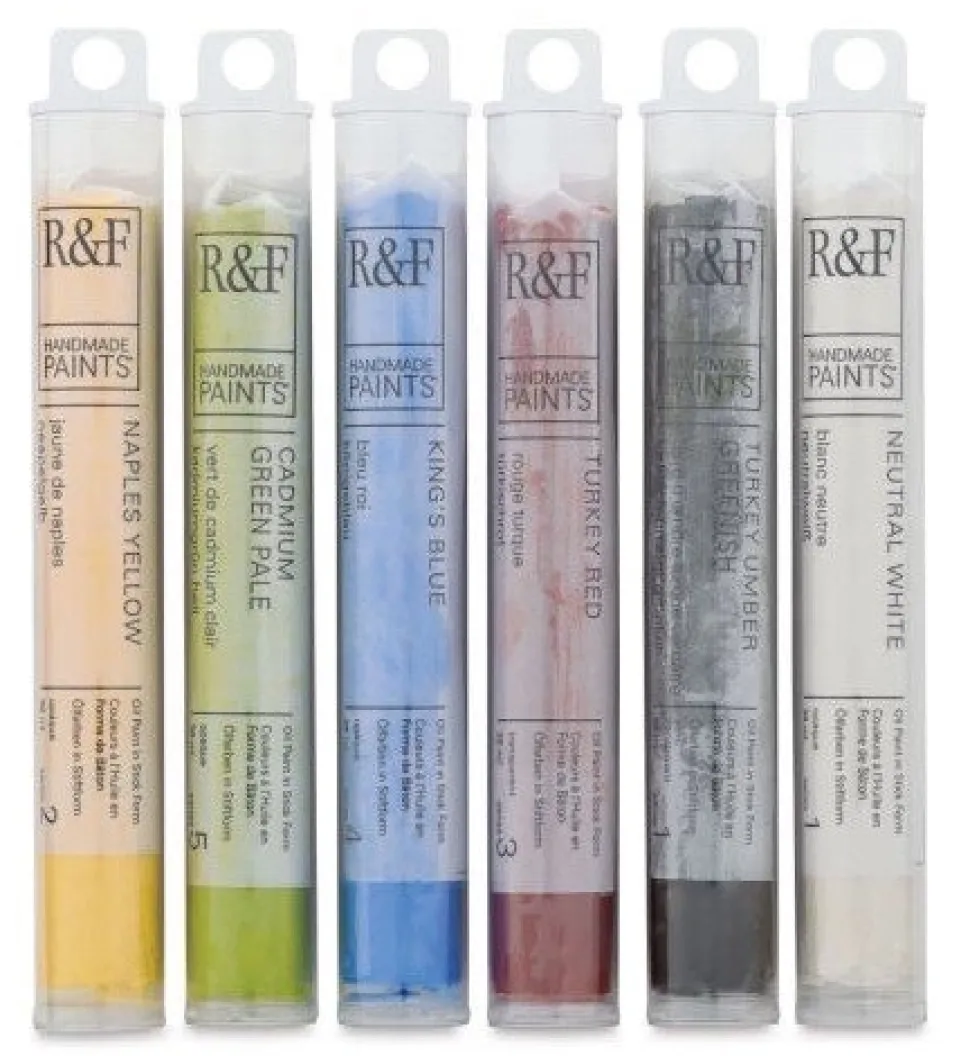 Set 6 Barras de pigmento al óleo Introductory R&F 38ml