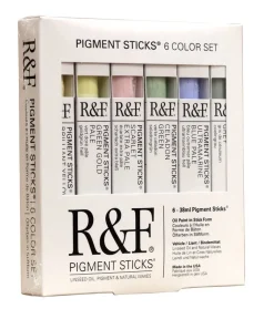 Set 6 Barras de pigmento al óleo Chromatic Tone R&F 38ml