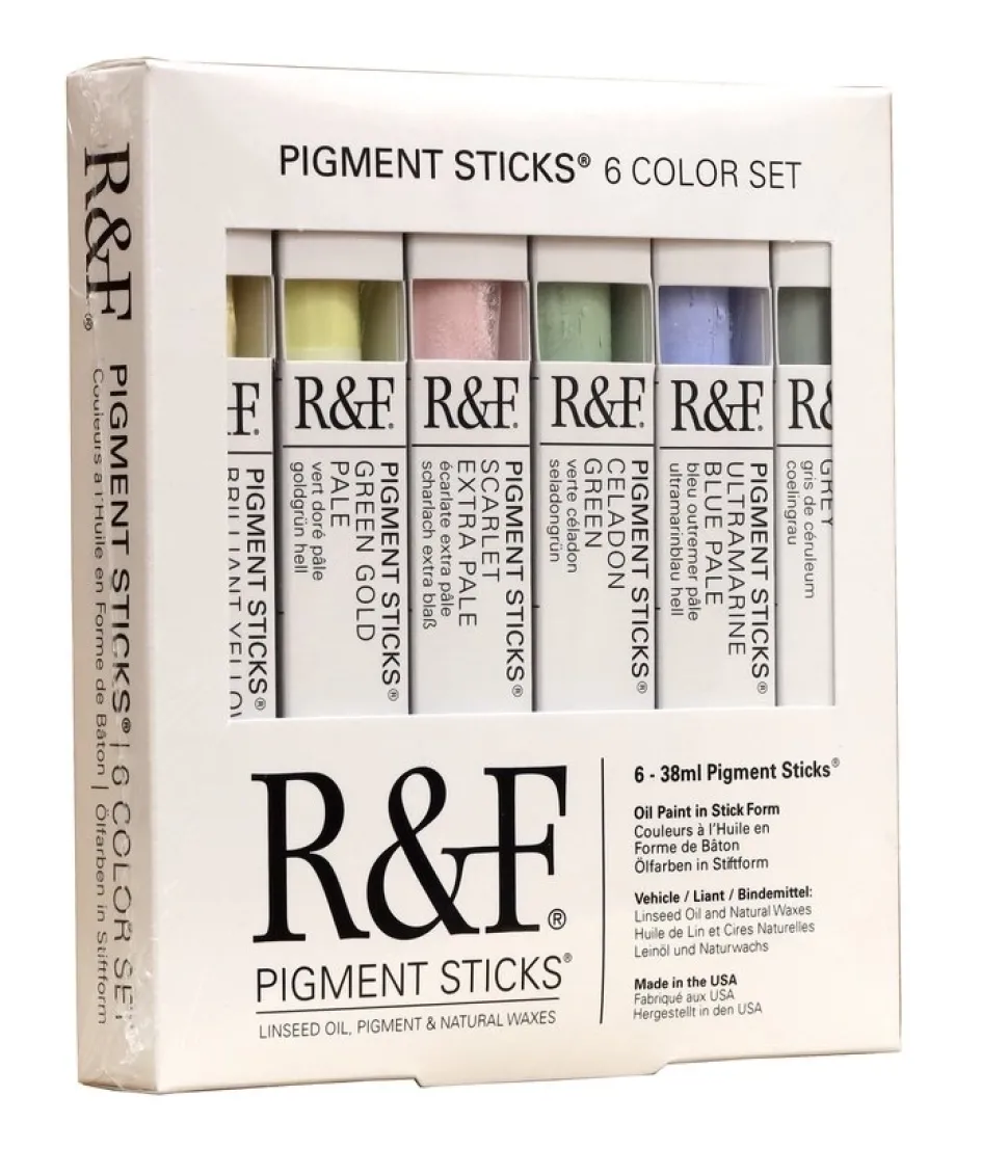 Set 6 Barras de pigmento al óleo Chromatic Tone R&F 38ml