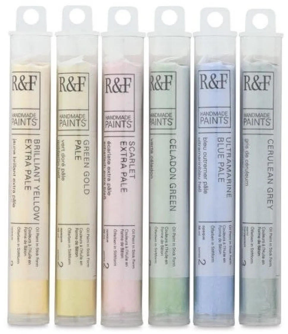 Set 6 Barras de pigmento al óleo Chromatic Tone R&F 38ml