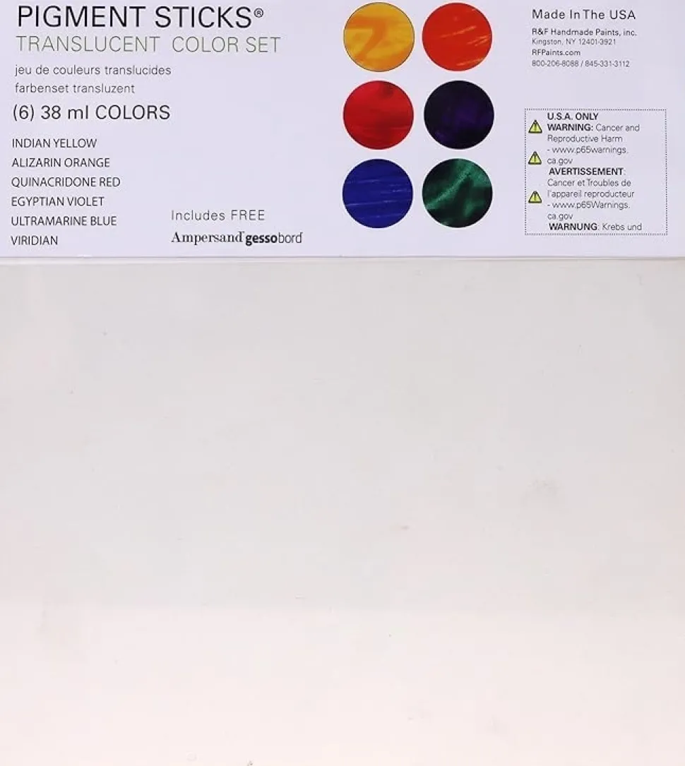 Set 6 Barras de pigmento al óleo Translucent Color R&F 38ml