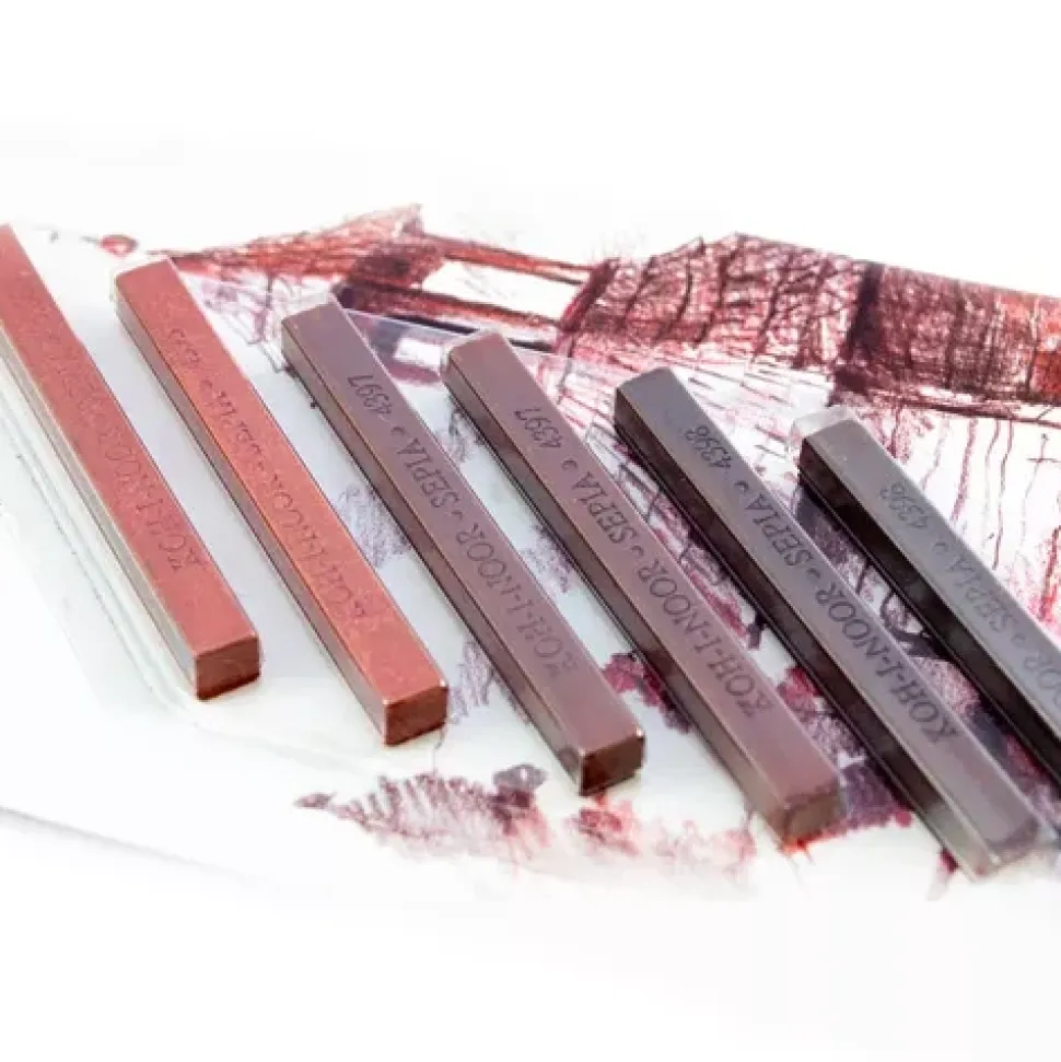 Set 6 barras de sepias Koh-i-Noor