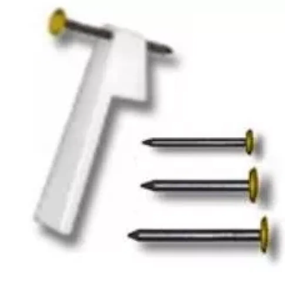 Set 12 Clavos e Instalador para Cuadros